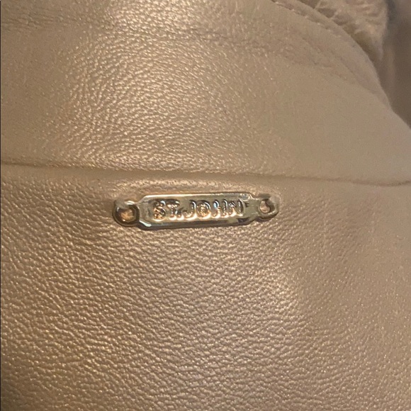 St. John Leather Jacket by Marie Gray Size P - Picture 9 of 11